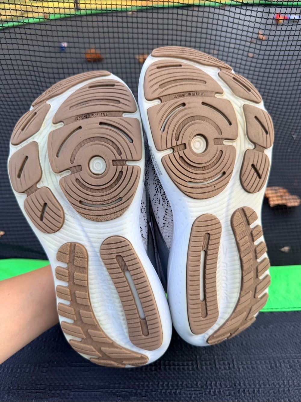 Brooks Glycerin 21 Stealth Fit Womens Size 8 White Grey Running Runner Medium - Picture 5 of 7